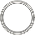 thumbnail image 2 of Stainless Steel Grooved 8mm Brushed/Polished Ridged Edge Band, 2 of 9