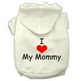 thumbnail image 5 of Pet, Dog  Cat Hoodie Screen Printed, "I Love My Mommy", 5 of 10