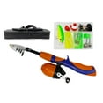 thumbnail image 4 of Caña de pescar Spincasting Carretes Combos de caña de pescar y carrete Bolsa de viaje para ángulo Naranja Sharpla Combinaciones de cañas de pescar, 4 of 8