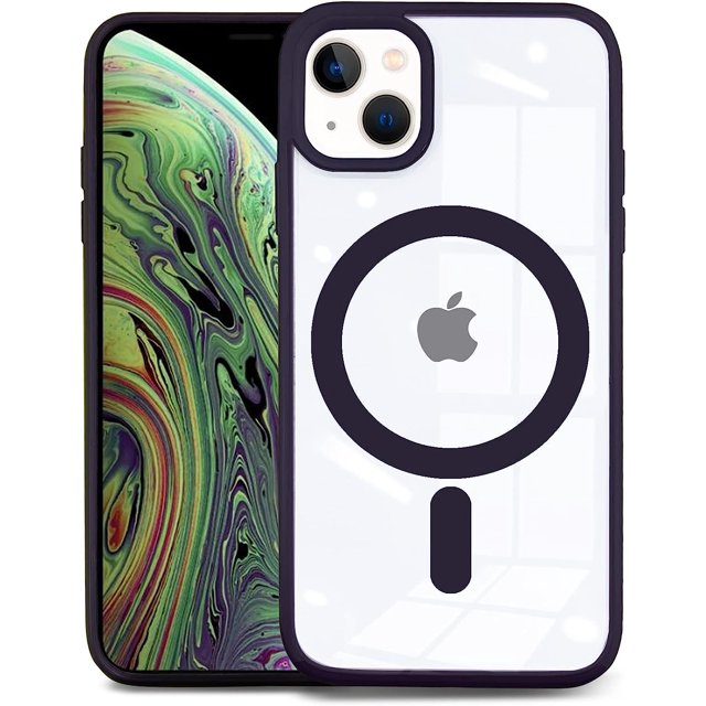 Funda para iPhone 13 Mini (no compatible con iPhone 12) compatible con MagSafe, antiamarilleo, a prueba de golpes, delgada y transparente, para hombre y mujer, para iPhone 13 Mini (5,4 pulgadas),