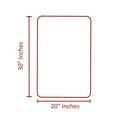 thumbnail image 2 of 30"x20" - White Soft Cozy Plush Chenille Bath Mat Bathroom Rug, 2 of 5