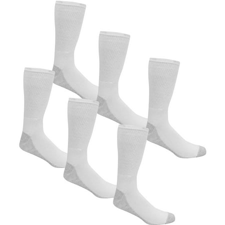 Men's Big and Tall Premium Athletic Crew Socks 6-Pack - Walmart.com