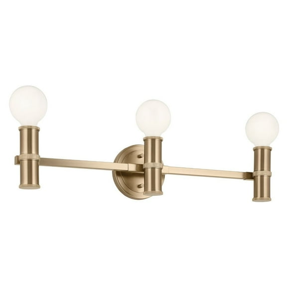 Torche 3-Light Bathroom Vanity Light in Champagne Bronze