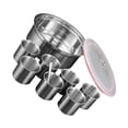 thumbnail image 6 of WHAMVOX 1 Set Condiment Container Stainless Steel Spice Jar Seasoning Storage Jar Kitchen Spice Box, 6 of 8