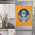 thumbnail image 6 of IAUYY Magnetic decorative sticker - 23x26 Inch PVC Refrigerator Decorative Cover, Removable DIY Art for Kitchen Appliances Mummy's Hands, 6 of 6