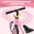 thumbnail image 6 of Simzone Upgraded Balance Bike for 2 3 4 5 Year Old Kids Boys Girls 12-Inch Wheels Training Bike No Pedal Adjustable Seat & Handlebar Height, Pink, 6 of 9