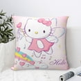 thumbnail image 6 of Hello Kitty Pillow Cover, Square Throw Pillow Cases For Couch Sofa Bed Living Room,Home Decorative, 16"X16", 6 of 9