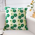 thumbnail image 6 of Daisy Pillow Covers Flowers Throw Pillow Case 18 x 18 Inch Plush Faux Fur Soft Cushion Cover for Spring Summer Home Outdoor Farmhouse Couch Sofa Decor, 6 of 6