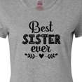 thumbnail image 4 of Inktastic Best Sister Ever Gift Women's T-Shirt, 4 of 5