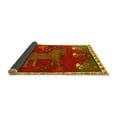 thumbnail image 2 of Ahgly Company Indoor Rectangle Animal Yellow Traditional Area Rugs, 7' x 9', 2 of 4