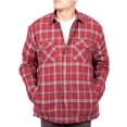 thumbnail image 3 of Visive Men's Sherpa-Lined Flannel Jacket - Button-Up Jacket - Comfortable & Stylish for Everyday Wear - Best for Outdoor Activities & Casual Wear - Sizes Medium to 5XL - Durable & Fashion-Forward, 3 of 7