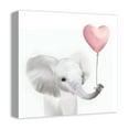 thumbnail image 2 of Creative Products Baby Elephant With Balloon 16x16 Canvas Wall Art, 2 of 5