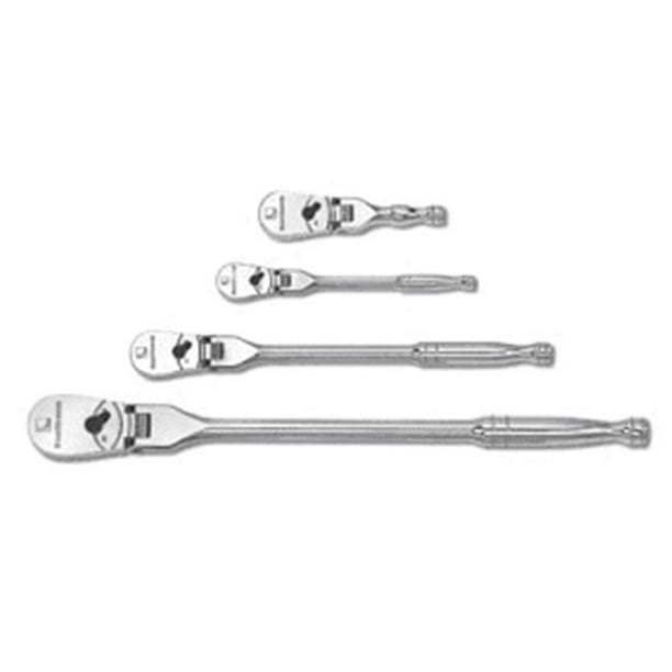 KD Tools 81230P Full Polish Flex Handle Ratchet Set 4Pc