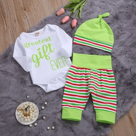 - Hot Seller Newborn Infant Baby Boy Girls Striped Romper Clothes Outfit Playsuit