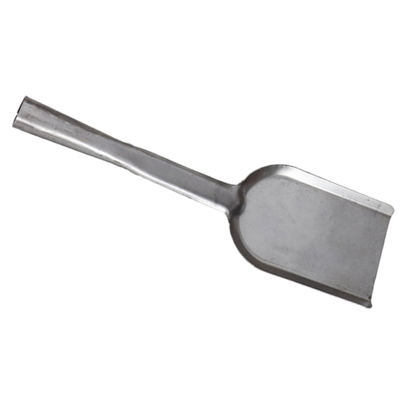 TABLZONE Grey Metal Ash Shovel, Fireplace and Stove Tool for Easy and Efficient Ash Cleanup