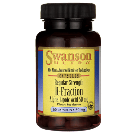 Swanson force régulière Fraction R-alpha-lipoïque 50 mg 60 Caps