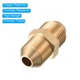 thumbnail image 4 of Unique Bargains Pipe Fitting, 3 Pack M18 to G3/8 Male Thread 1.46 Inch for Water Pipes, Gold, 4 of 5