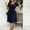 Dark Blue, variant on Dressy Dresses for Women Crewneck Tunic Loose Graphic Plus Size Fashion Womens Dress
