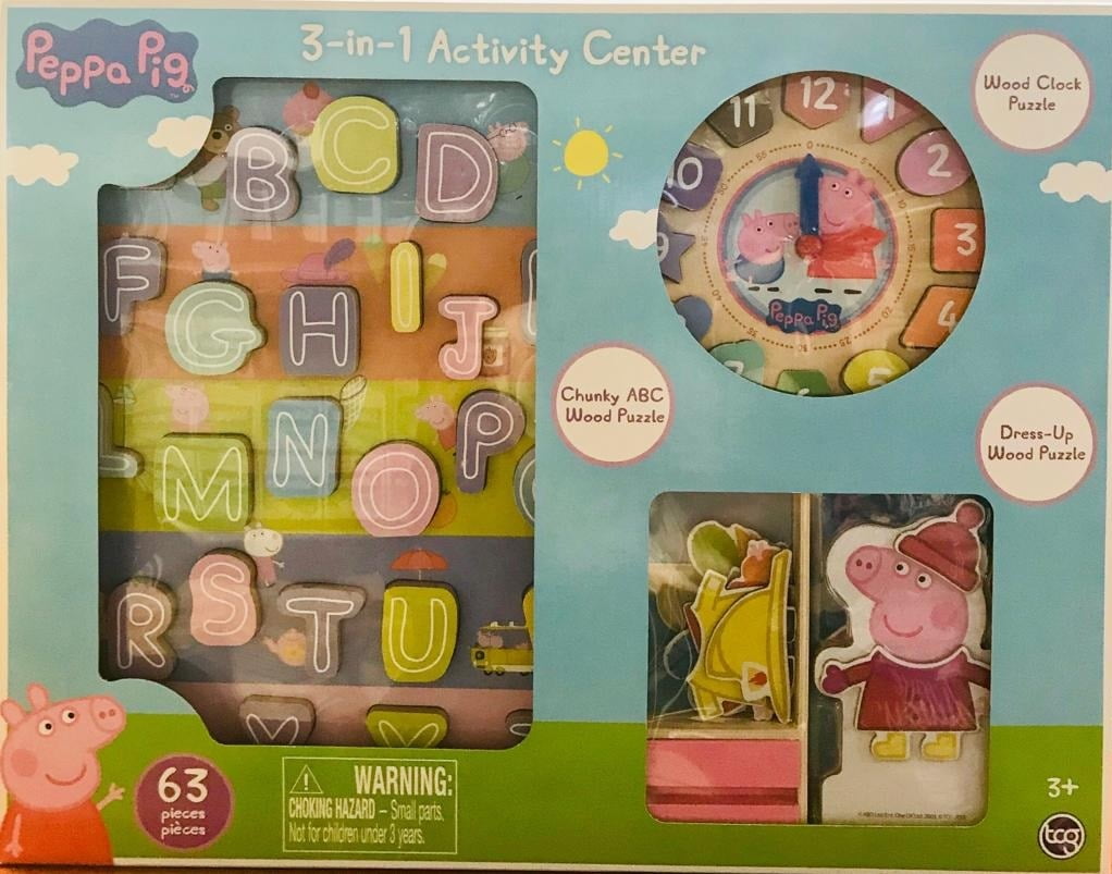 peppa pig wooden puzzle