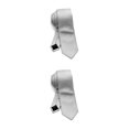 thumbnail image 1 of Jumpingount Corbata de hombre, corbata de negocios sólida, seda Formal, delgada, a rayas, regalo, Jacquard, clásico, de moda, para fiesta, Type6 NO6, 1 of 6