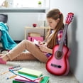 thumbnail image 2 of ADM Guitarra clásica acústica para principiantes, cuerdas de nailon de 30 pulgadas, kit de guitarra de madera para niños, niñas, estudiantes, jóvenes, lecciones en línea con bolsa, correa, afinador, c, 2 of 5