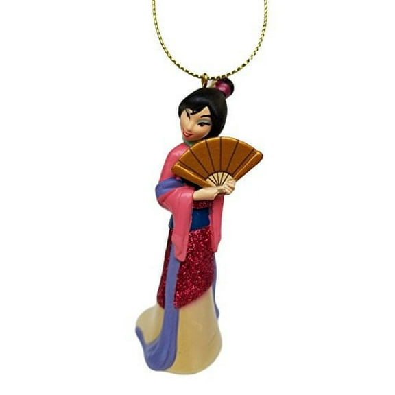 Mulan (Princess) Figurine Holiday Christmas Tree Ornament - Limited Availability - Newest Design