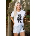 thumbnail image 3 of I Don't Care Thank You Rude Honest Men's Graphic T Shirt Tees Brisco Brands X, 3 of 4