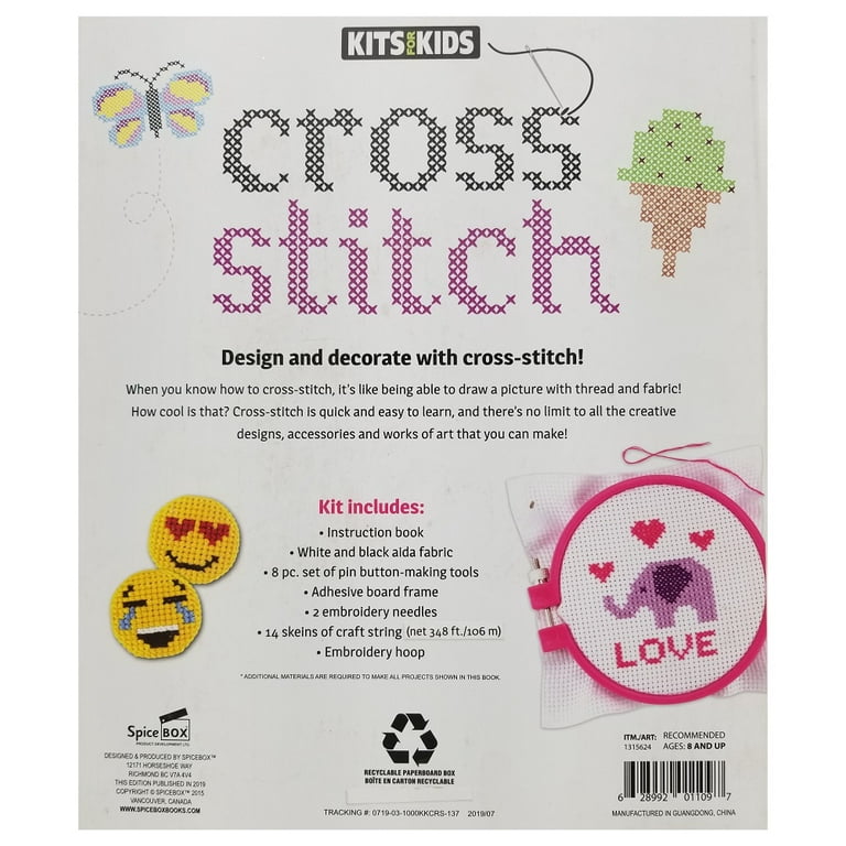 Cross Stitch Kits for Kids, Children's Cross Stitch Kits