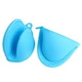 thumbnail image 1 of Heat Resistant Bbq Glove Silicone Microwave Kitchen Cooking Grill Oven Mitts, 1 of 8