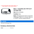 thumbnail image 2 of Mirror - Compatible with 1999 Ford F-250 Super Duty, 2 of 2