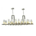 thumbnail image 2 of Meyda Tiffany 137121 Dante 20 Light 72" Wide Linear Chandelier - Nickel, 2 of 5