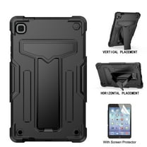 SM-T220/SM-T225 Case for Kids, Galaxy Tab A7 Lite 8.7" Cover with Screen Protector, Allytech Full Body Rugged Kickstand Heavy Duty Shockproof Case for Samsung Galaxy Tab A7 Lite 2021, Black