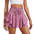thumbnail image 3 of Kvture Women's Mini Skirt High Waisted Layered Ruffle Skirts Tiered Short Skirt Lingerie Y27K XL, 3 of 8