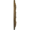 thumbnail image 4 of 33 7/8"OD x 2 3/8"P Rose Ceiling Medallion (Fits Canopies up to 13 1/2"), Hand-Painted Rubbed Bronze, 4 of 5