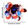 thumbnail image 6 of Red White and Blue Decorations Fourth of July Accessories Striped Clip 1 Pc Patriotic Cookout Event Accessory, 6 of 7