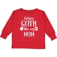 thumbnail image 3 of Inktastic Future Goth Like my Mom with Skulls Boys or Girls Long Sleeve Toddler T-Shirt, 3 of 5