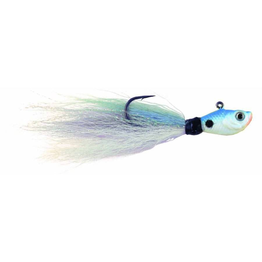 Bucktail 1/8oz and 1/4oz 10 or 25 Pack Two Tone Dressed Shad Dart Jig 1/16oz 