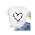 thumbnail image 3 of 1 Pce Grand Ver Crème Glacée Los Angeles la Vintage T-Shirt Imprimé Décontracté, Polyester Col Rond Manches Courtes pour l'Été, 3 of 8