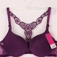 thumbnail image 3 of Clearance Sale Womens Front Closure Lace Racer Back Push Up Seamless Bra Racerback Bra, 3 of 6