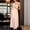 Beige, variant on Munlar Beige Womens Slip Dress Long Sleeveless Plus Size Solid Bodycon A-Line Camisole Dress for Women
