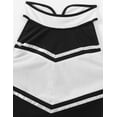 thumbnail image 5 of YiZYiF Womens 2Pcs Cheerleading Costume Sleeveless Tops with Pleated Mini Skirt Outfit Set, 5 of 7