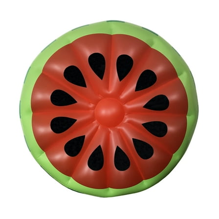 KINREX Watermelon Float - 63" Inflatable Pool Lounger - Giant Pool Float for Adults & Kids