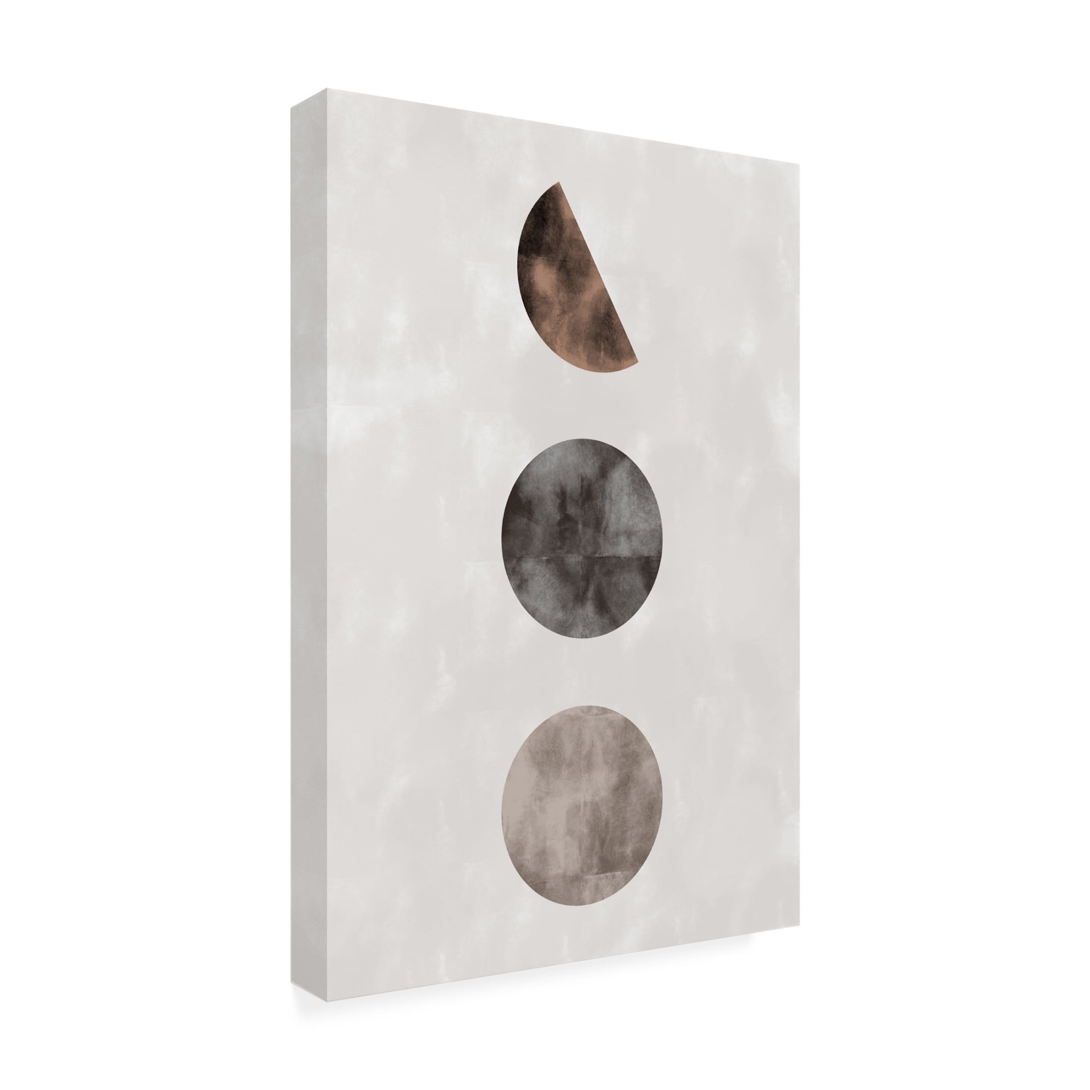 Trademark Fine Art Pictufy Studio Geo 3 Amigos 002 Brown Canvas Wall Art