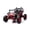 Red, variant on Conchico 36V Powered Ride on Toy for Big Kids, 2 Seater Electric Ride on Car with Rear Wheel Suspension, Bluetooth, Max Speed 8 mph, Aged 6 , Black