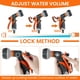thumbnail image 5 of Pistola de riego ZHAOCHENG 8 modos de riego con 4 interfaces para lavar coches jardines plantas, 5 of 5