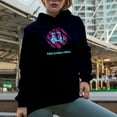 thumbnail image 2 of This Is How I Roll Pun Quote with a Buggy or Cart, Golf Player, Golfing or Golfer Themed Merch Gift, Navy Blue Hooded Sweatshirt or Hoodie, 2XL, 2 of 5