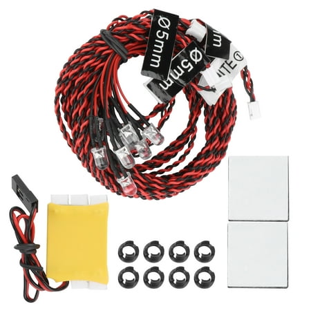 

Flash RC LED Light Kit Easy To Install Simulation Flash Light Kit RC LED Flash Light For Electric Airplanes For Helicopters