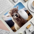 thumbnail image 2 of Alpaca Mousepad 8.3x9.8 Inch Square Non-Slip Rubber Bottom Printed Desk Mat - Suitable for Office and Gaming, 2 of 6