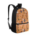 thumbnail image 2 of Uourmeti Vintage Basketball Player Pattern Large Capacity Bookbag for Work Travel, Durable Fabric Personalized School Backpack Practical Student Bookbag, 2 of 6