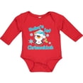 thumbnail image 3 of Inktastic Baby's 1st Chrismukkah with Cute Baby Penguin and Snowflakes Boys or Girls Long Sleeve Baby Bodysuit, 3 of 5